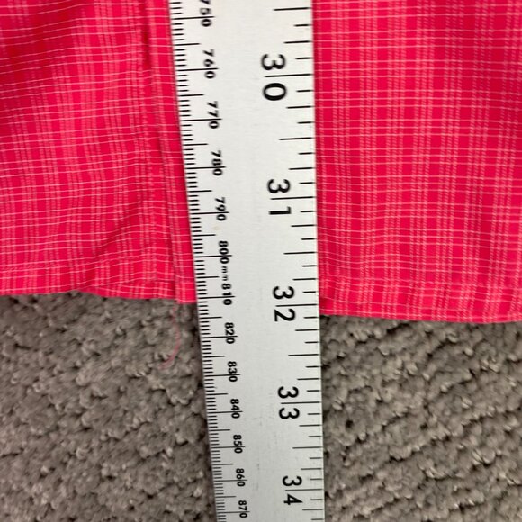 Eton Button Down Shirt Men's 44 17.5 Pink Gingham Check York Cotton - Picture 9 of 12